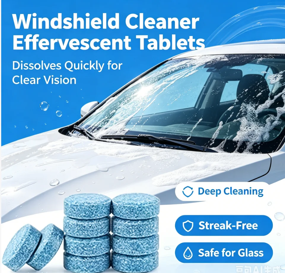 Tablet Accessories For Car - 100/2개입 발포형 자동차 세정제 자동차 앞유리