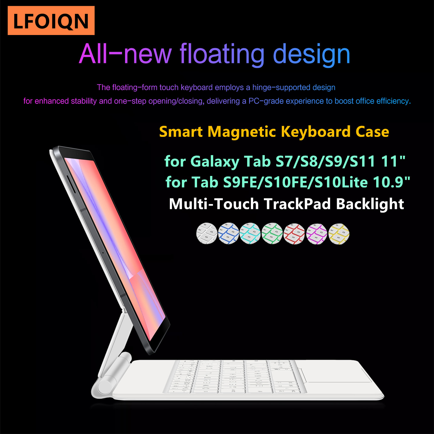 Tablet Accessories Samsung - LFOIQN 매직 키보드 삼성 갤럭시 탭