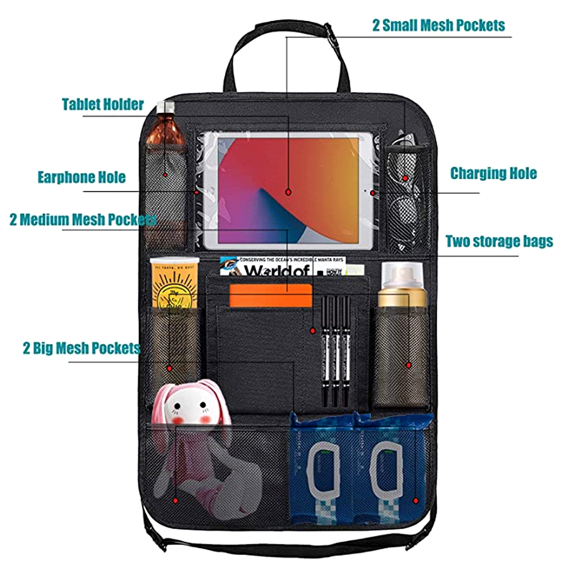 터치 스크린 태블릿 홀더와 1pc 자동차 뒷좌석 주최자 - Tablet Accessories Bag 리뷰 및 가격