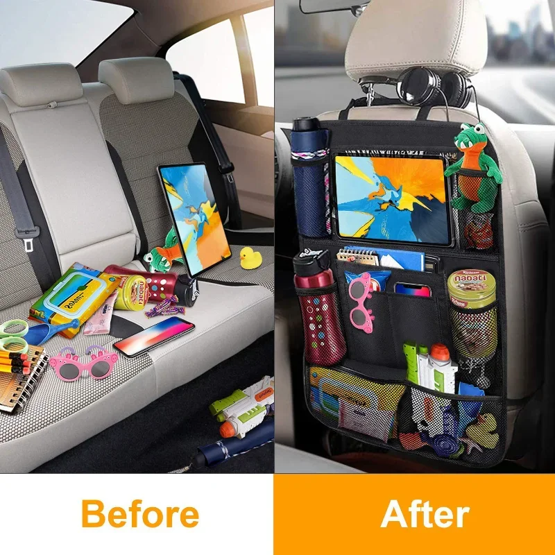 터치 스크린 태블릿 거치대 자동차 뒷좌석 정리함, 자동 - Tablet Accessories Bag 리뷰 및 가격