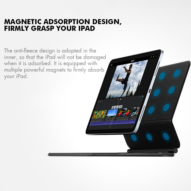 GOOJODOQ 백라이트 매직 키보드, iPad Air - Tablet Accessories Choice Store 리뷰 및 가격
