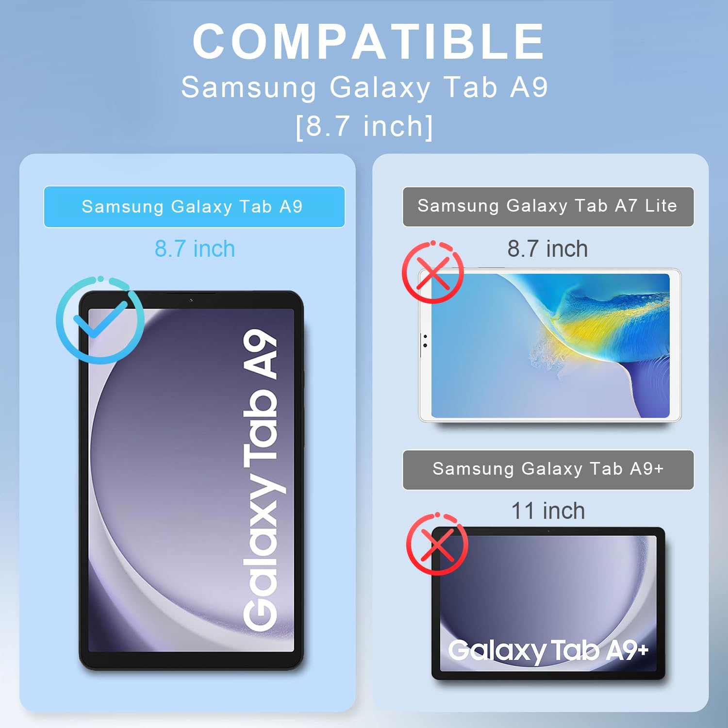 삼성 갤럭시 탭 A9 SM-X110 SM-X115 강화 - Cheap Tablet Accessories 리뷰 및 가격