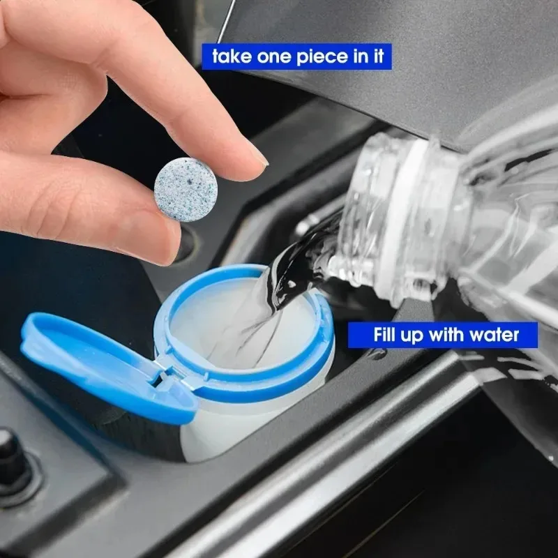 1-30pcs 슈퍼 농축 유리 워터 와이퍼 미세 발포성 - Tablet Accessories For Car 리뷰 및 가격