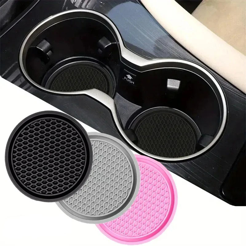 2/4개입 차량용 컵홀더 미끄럼 방지 블랙 핑크 그레이 - Tablet Accessories For Car 리뷰 및 가격