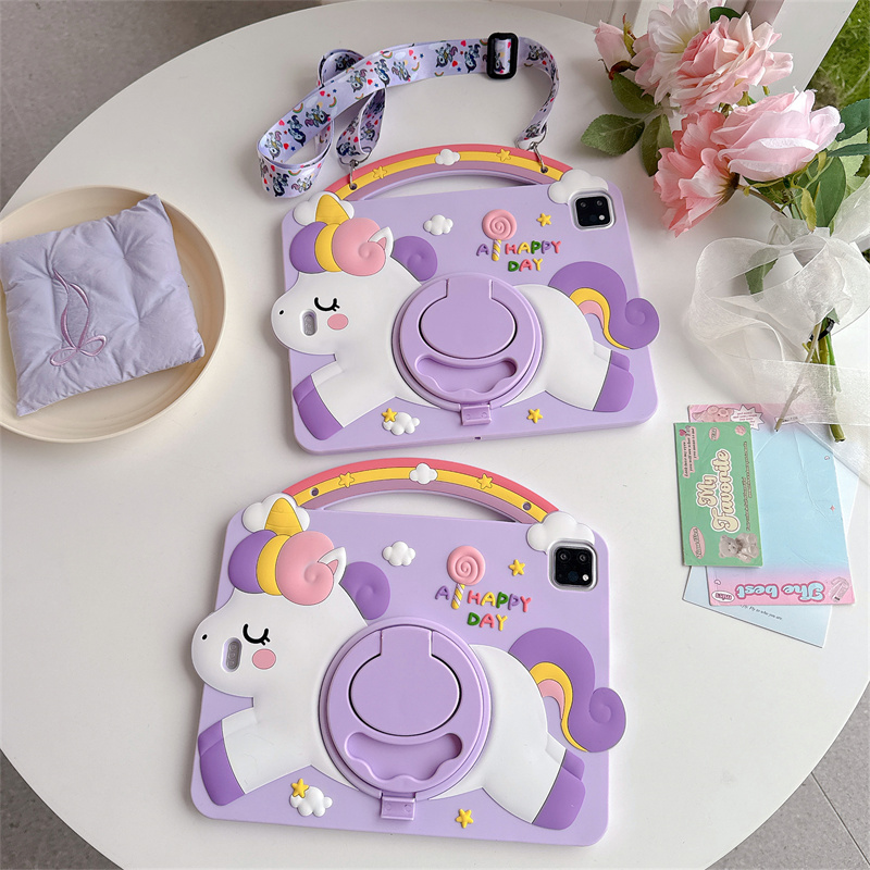 만화 유니콘 키즈 스탠드 태블릿 케이스 삼성 갤럭시 탭 - Getac Tablet Accessories 리뷰 및 가격