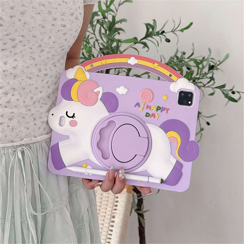 만화 유니콘 키즈 스탠드 태블릿 케이스 삼성 갤럭시 탭 - Getac Tablet Accessories 리뷰 및 가격