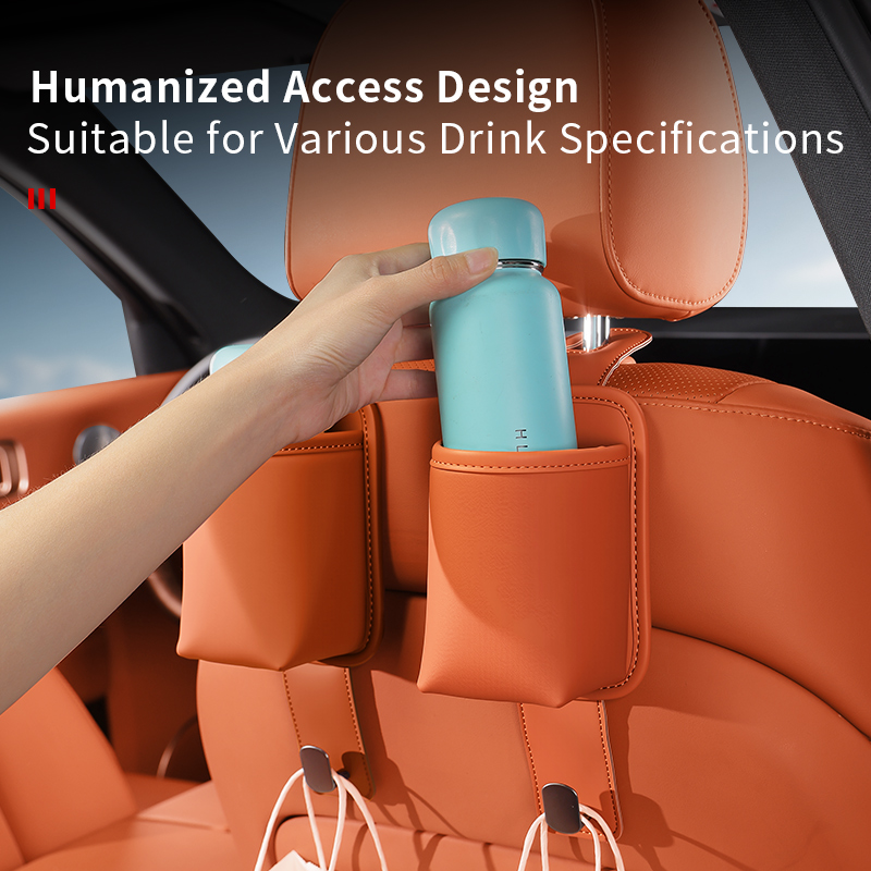 다용도 자동차 시트 백 훅 컵홀더 포함 PU 가죽 정리 - Tablet Accessories For Car 리뷰 및 가격