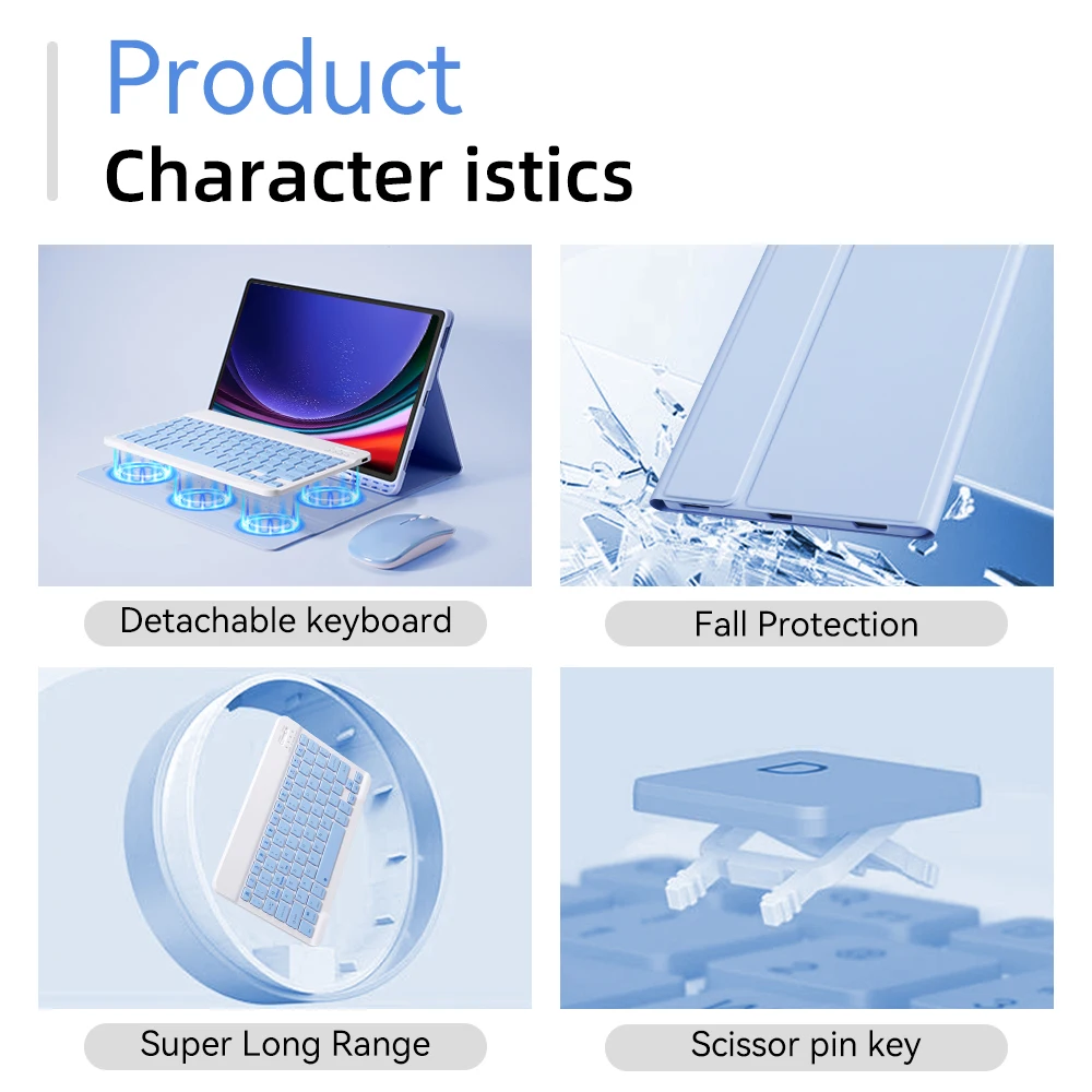 삼성 태블릿 키보드 케이스 판매 - S6 Lite 10 - Tablet Accessories Samsung 리뷰 및 가격