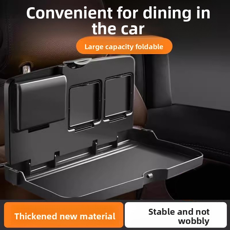 자동차 뒷좌석 접이식 식탁 - 컵홀더가 있는 대용량 차 - Tablet Accessories For Car 리뷰 및 가격