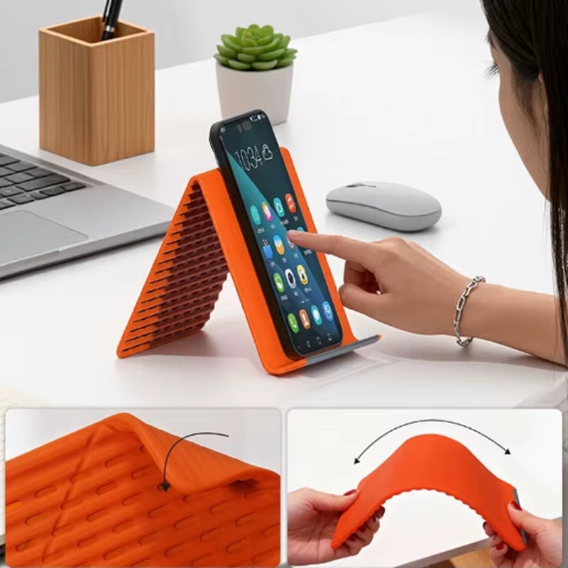 창의적인 접이식 변형 스탠드, 휴대용 실리콘 데스크탑  - Essential Tablet Accessories 리뷰 및 가격